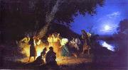 Henryk Siemiradzki Night on the Eve of Ivan Kupala china oil painting reproduction